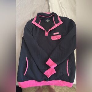 Simply Southern Black and Pink Sweatshirt